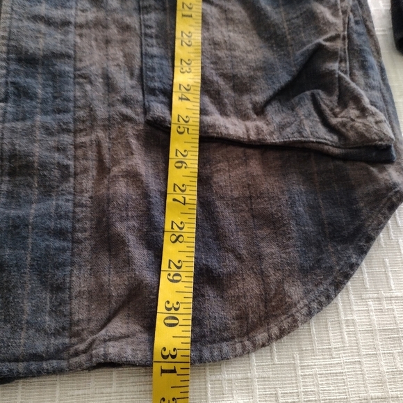 Comune Jacket Shacket Plaid Skater Grunge hooded XL Multicolor - Picture 11 of 11